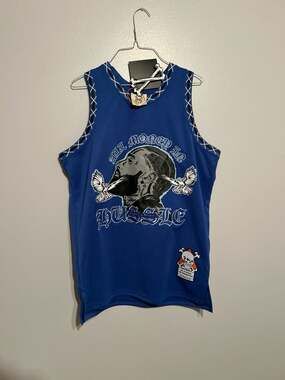 Brand X Nipsey Hussle All Money In Hustle Blue Basketball Jersey